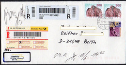 Schweiz 2004 MiNr. 1844 (2) Rutilquarz, +  Auf  R-Brief/ Letter - Minéraux