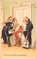 HUMOUR - Nuit De Noce Dans Un Grand Hôtel - Illustration Non Signée - Carte Postale Ancienne - Humour