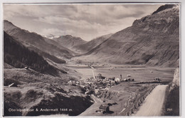 Oberalpstrqasse Und Andermatt - Fotokarte - Andermatt