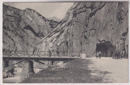 Urnerloch Bei Göschenen - Blauer Stempel Festungs-Bureau ANDERMATT - Gelaufen Nach Arbon - Andermatt