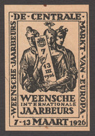 Netherlands DUTCH LANGUAGE HERMES Greek Mythology MESSE Austria Wien Vienna Exhibition CINDERELLA LABEL VIGNETTE 1926 - Andere & Zonder Classificatie