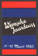 Netherlands DUTCH LANGUAGE MESSE Austria Wien Vienna Exhibition Spring March Fair CINDERELLA LABEL VIGNETTE 1928 - Autres & Non Classés