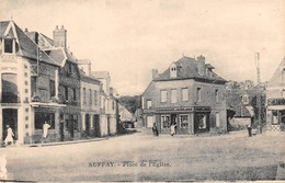 ¤¤  -  AUFFAY    -   Place De L'Eglise   -  Economique De Normandie       -  ¤¤ - Auffay