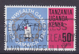 Kenya, Uganda & Tanzania 1966 Mi. 153, 50c. Commonwealth Games Speerwerfen Speer Throwing - Kenya, Uganda & Tanzania