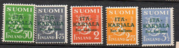 1941 Carelia Orientale N. 8 - 15 Serie Completa Integri MNH** - Emissioni Locali