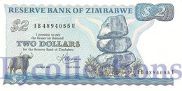 ZIMBABWE 2 DOLLARS 1983 PICK 1b UNC - Zimbabwe
