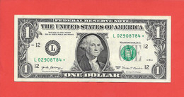 Rarität ! STAR-Note: 1 US-Dollar [2017] > L02908784* < 1. Lauf Mit 3.200.000 {$044-001} - Nationale Valuta