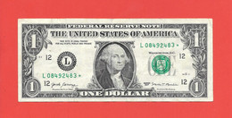 Rarität ! STAR-Note: 1 US-Dollar [2017] > L08492483* < 3. Lauf Mit 3.200.000 {$045-001} - National Currency