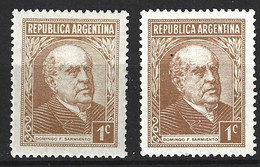 ARGENTINE. N°364 De 1935-6. Sarmiento. - Unused Stamps