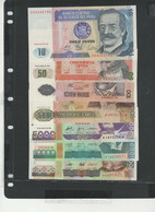 Baisse De Prix PEROU - COLLECTION De 7 Billets De 10 à 100000 Intis 1987/89 NEUF/UNC - Pérou
