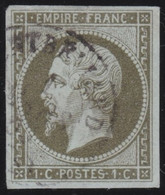 France   .   Y&T   .   11  (2 Scans)      .    O     .    Oblitéré - 1853-1860 Napoléon III