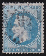France   .   Y&T   .   29       .   O       .    Oblitéré - 1863-1870 Napoléon III Con Laureles