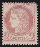 France   .   Y&T   .   51  (2 Scans)        .   (*)        .     Neuf Sans Gomme - 1871-1875 Cérès