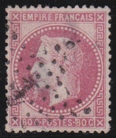 France   .   Y&T   .    32   .    O        .    Oblitéré - 1863-1870 Napoléon III Con Laureles