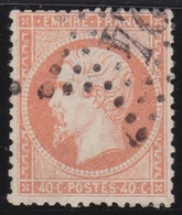 France   .   Y&T   .    23    .    O        .    Oblitéré - 1862 Napoléon III.