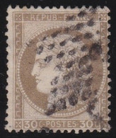 France   .   Y&T   .    56    .    O        .    Oblitéré - 1871-1875 Cérès