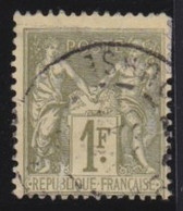 France   .   Y&T   .    72     .    O        .     Oblitéré - 1876-1878 Sage (Typ I)