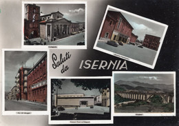 SALUTI DA ISERNIA - VEDUTE - VEDUTINE - CARTOLINA FG SPEDITA NEL 1963 - Isernia