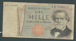 Billet, ITALIE ITALIA 26/02/1969 LIRE 1000 VERDI - EB994862 - Laura9403 - 1000 Lire
