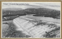 FOLIGNO LA GRANDE DIGA SUL FIUME TOPINO 1924 ANIMATA - Foligno