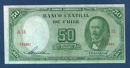 Chile 50 Pesos = 5 Condores 1947 - 58 P112 Error Print UNC- - Chile