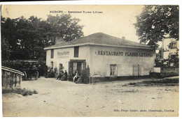 RIORGES (42)  Restaurant Plasse-Létang - Ed. Forge, Envoi 1915 - Riorges