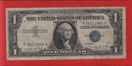 Rarität ! Silver-Certificate-Note: 1 US-Dollar [1957] > F36212964A < {$056-1SC} - Silver Certificates (1928-1957)