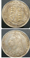 1 Shilling 1892 Great Britain Gran Bretaña Silver - I. 1 Shilling