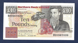 Northern Ireland 10 Pounds 1990 P194a EF - 10 Pounds