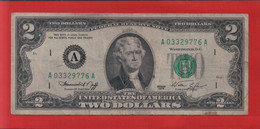 Rarität ! 2 US-Dollar [1976] > A 03329776 A < {$006-002} - Nationale Valuta