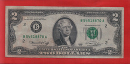 Rarität ! 2 US-Dollar [1976] > B 54518870 A < {$018-002} - National Currency
