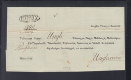 Ungarn Hungary Falthülle 1836 - ...-1867 Prephilately