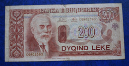 Banknotes Albania  200 Leke 1994 G/F P# 56 - Albanie