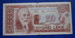 Banknotes Albania  200 Leke 1994 G/F P# 56 - Albanië