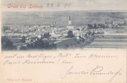 GRUSS  AUS LEIBNITZ LITOGRAPHIE 1898 - Leibnitz