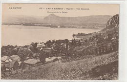 55 DEPT 74 : édit. B F Lux N° 155 : Veyrier Vue Générale Et Le Lac D'Annecy - Veyrier