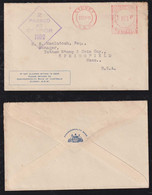 Australia 1941 Censor Meter Cover 3p SYDNEY X SPRINGFIELD USA Commonwealth Bank - Covers & Documents