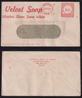 Australia 1945 Meter Cover 1½p SYDNEY Advertising Velvet Soap - Briefe U. Dokumente