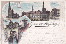 STRASBOURG - STRASBURG -1896 LITOGRAPHIE - Strasburg