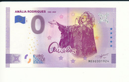 Billet Touristique 0 Euro - AMÁLIA RODRIGUES 1920 - 2020 - MEDE  - 2020-1 -  n° 1924 - Autres & Non Classés