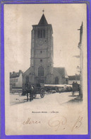 Carte Postale 59.  Bouchain  Le Marché Et L'église  Très Beau Plan - Bouchain