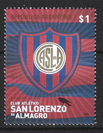 ARGENTINE. N°2698 De 2007. Atlético San Lorenzo De Almagro. - Clubs Mythiques