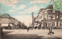 BELGIQUE - S11002 - La Louvière - Rue De La Chaussée - Tissus Soieries Au Bon Goût - Hôtel De La Monnaie - L1 - La Louvière