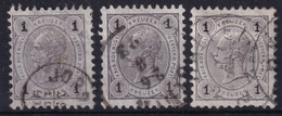 AUSTRIA 1890 - ANK 50 - Bz 10 - Sprödes Und Glasiges Papier / Übergangspapier / Weiches, Weisses Papier - Oblitérés