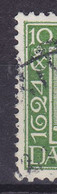 Denmark 1924 Mi. 131, 10 Øre König Christian X. ERROR Variety 'Extra Green Colour Line' Left Margin & Top, Double Print - Varietà & Curiosità