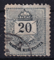 HUNGARY 1874-76 - Canceled - Sc# 17b - Usado