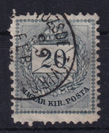 HUNGARY 1874-76 - Canceled - Sc# 17b - Gebruikt