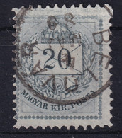 HUNGARY 1874-76 - Canceled - Sc# 17b - Usado