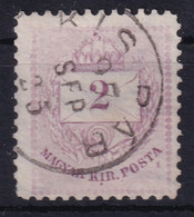 HUNGARY 1874-76 - Canceled - Perf. 11 1/2 - Sc# 13b - Usati