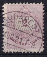 HUNGARY 1874-76 - Canceled - Perf. 11 1/2 - Sc# 13b - Usati